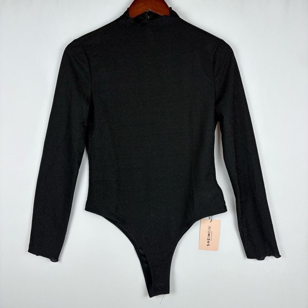 NWT Shein Bae Glitter Shimmer‎ Body Suit